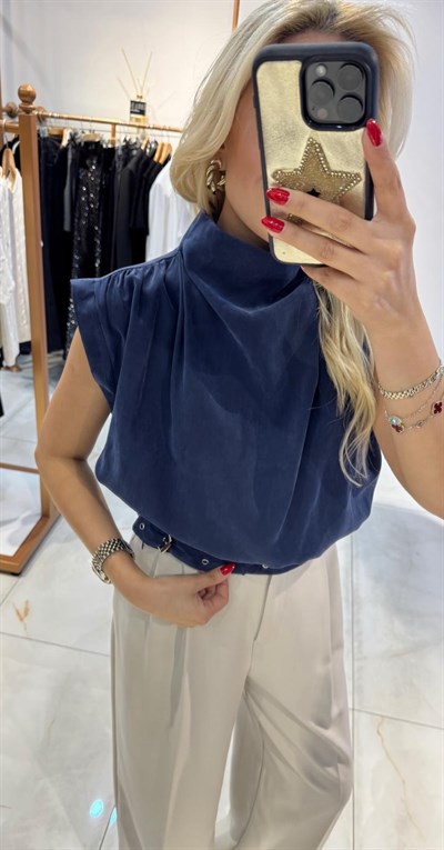 İNDİGO BECCA TENSEL BLUZ