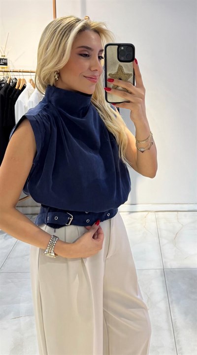 İNDİGO BECCA TENSEL BLUZ