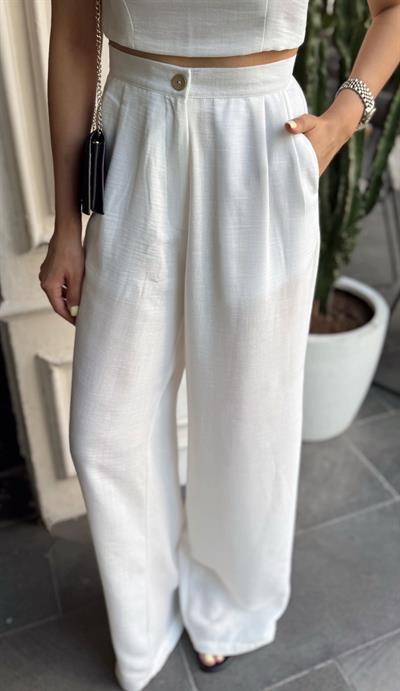 RİVA PALAZZO PANTOLON BEYAZ