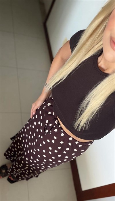 KAHVE KETEN BELİ LASTİKLİ VEREV ETEK