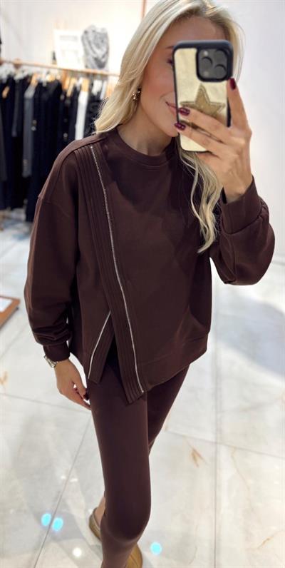KAHVE MARKA MODEL İPKYL SWEATSHİRT