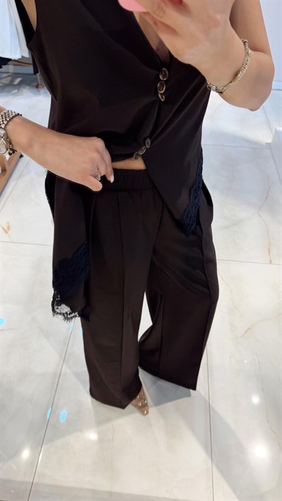 KAHVE MARKA MODEL ZR ASİMETRİK TAKIM