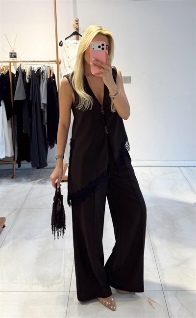 KAHVE MARKA MODEL ZR ASİMETRİK TAKIM