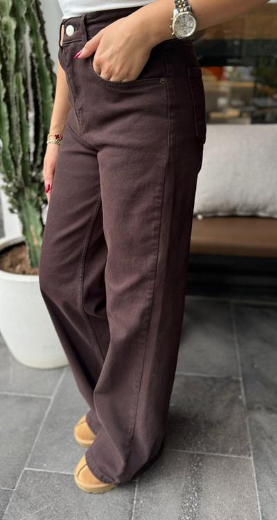 KAHVE ORJ MARKA MASSİ WİDELEG KAPALI PAÇA JEAN