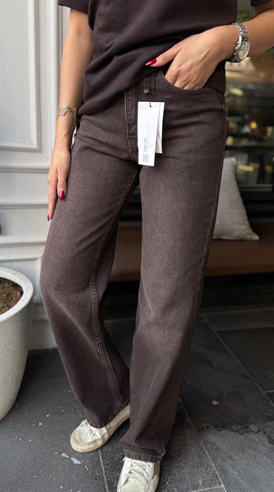 KAHVE ORJ MARKA ZR YIKAMALI STRAİGHT JEAN