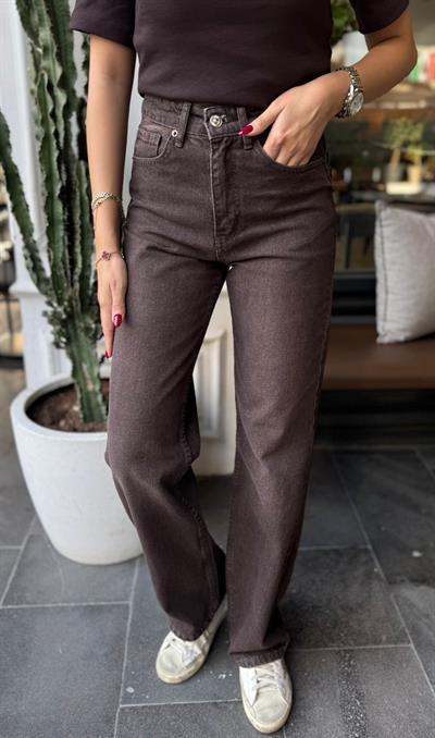 KAHVE ORJ MARKA ZR YIKAMALI STRAİGHT JEAN