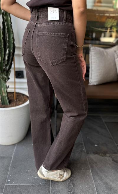 KAHVE ORJ MARKA ZR YIKAMALI STRAİGHT JEAN