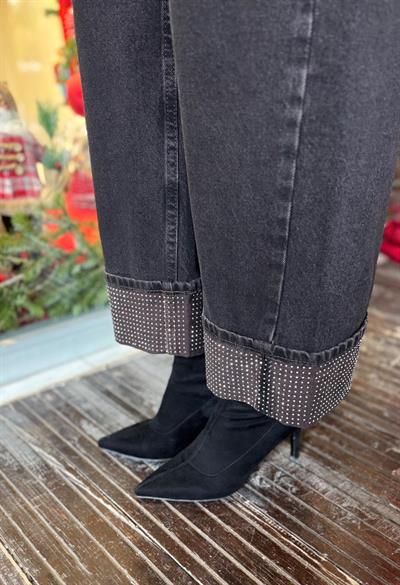 KAHVE ÖZEL SERİ PAÇA TAŞLI JEAN