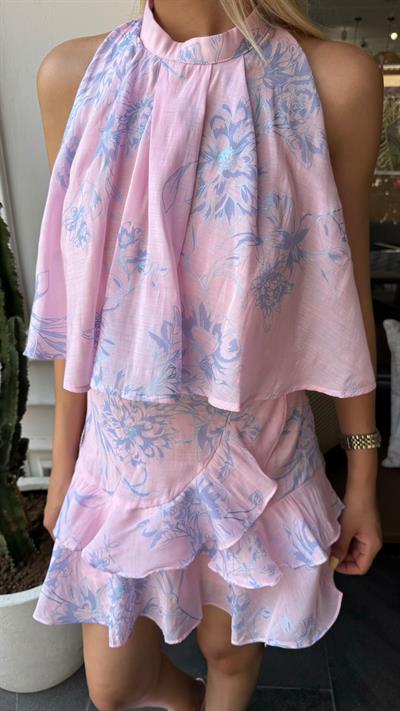 KAT KAT BLUZ ETEK TAKIM PEMBE