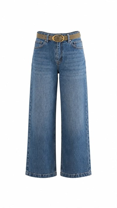 KEMERLİ TENSEL KARIŞIMLI JEAN