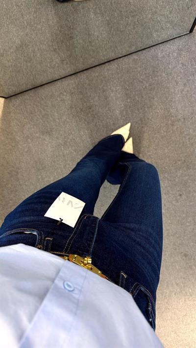 KOYU MAVİ ORJ MARK ZR LİKRALI İSPANYOL JEAN