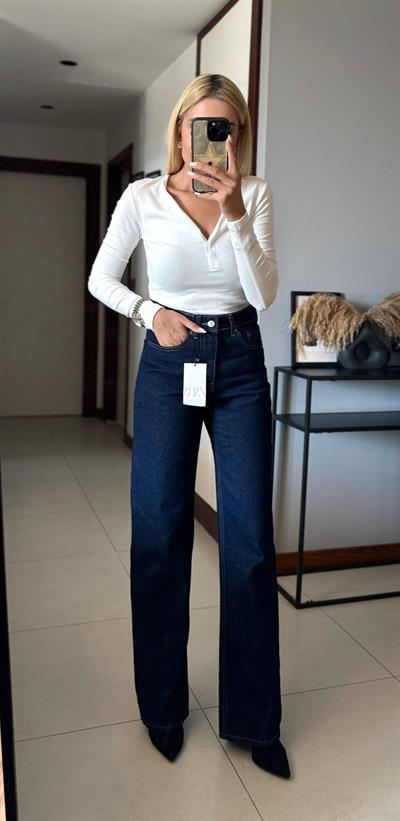 KOYU MAVİ ORJ MARKA STRAİGHT JEAN