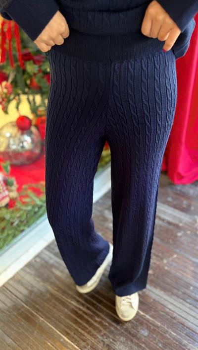 LACİVERT FERMUARLI TRİKO TAKIM