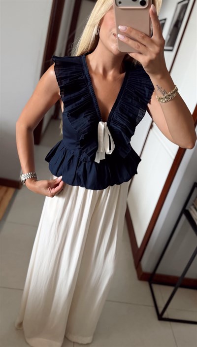 LACİVERT FİYONKLU PİLİLİ VOLANLI TOP