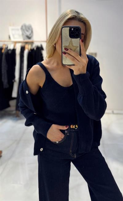 LACİVERT HIRKA ATLET İKİLİ TAKIM