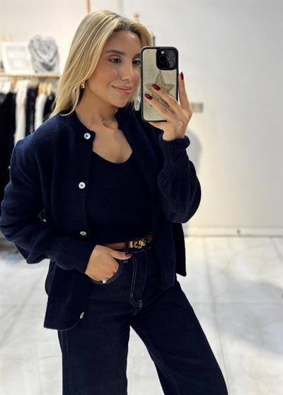 LACİVERT HIRKA ATLET İKİLİ TAKIM