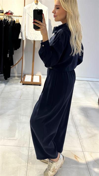 LACİVERT LİSA FERMUARLI TAKIM