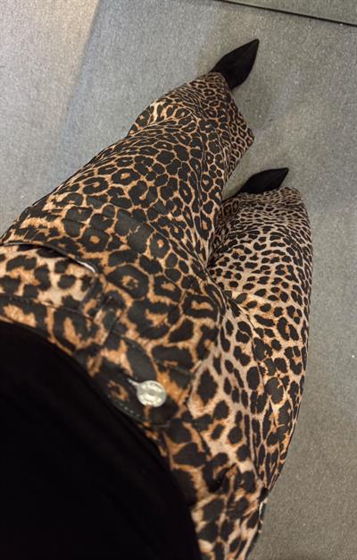 LENORA PALAZZO LEOPAR PANTOLON LEO