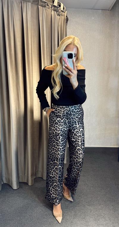 LEOPAR DESEN DÖKÜMLÜ PANTOLON LEO