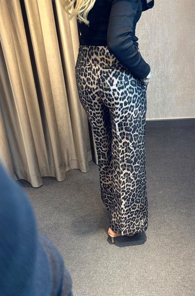 LEOPAR DESEN DÖKÜMLÜ PANTOLON LEO