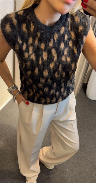 LEOPAR DESEN SÜVETER LEO