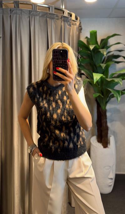 LEOPAR DESEN SÜVETER LEO