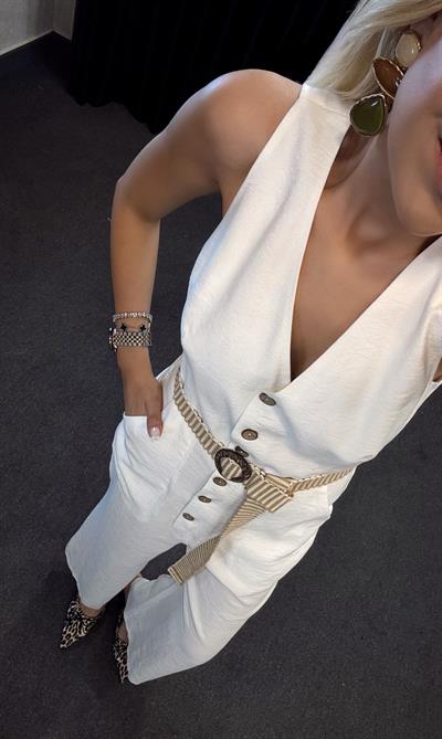 LİMİTED EDİTİON TASARIM TULUM BEYAZ