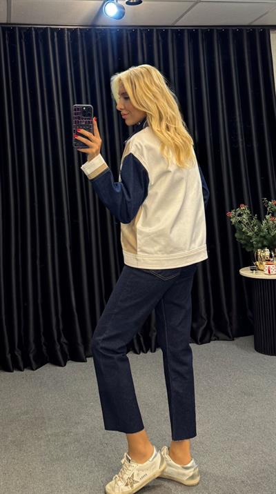 MARKA MODEL GARNİLİ KUŞ DETAYLI TASARIM CEKET VİZON