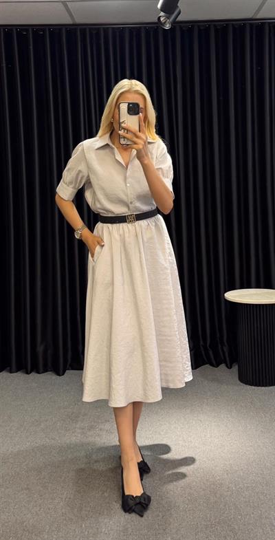 MARKA MODEL GÖMLEK ETEK TAKIM GRİ