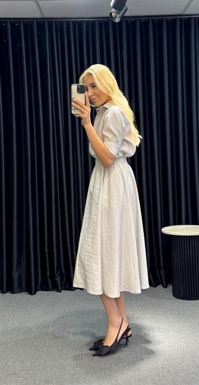 MARKA MODEL GÖMLEK ETEK TAKIM GRİ