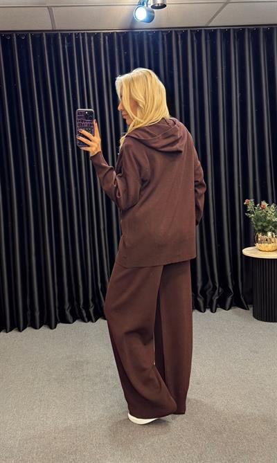 MARKA MODEL OYSH ÇİFT FERMUARLI CEKET PANTOLON TRİKO TAKIM MÜRDÜM