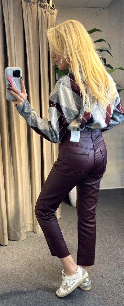 MUMLU BOY FİT JEAN BORDO