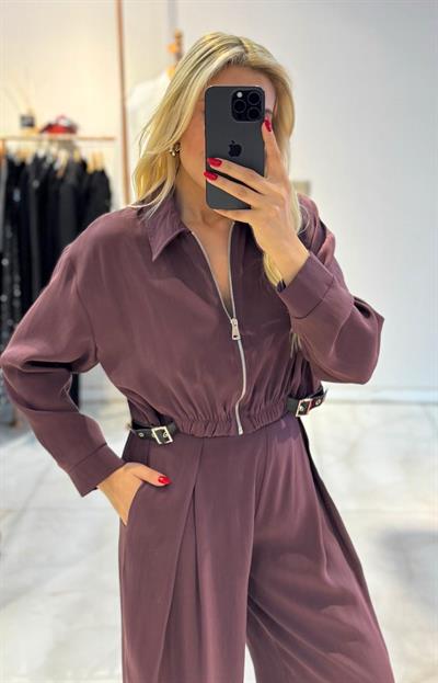 MÜRDÜM LİSA FERMUARLI TAKIM