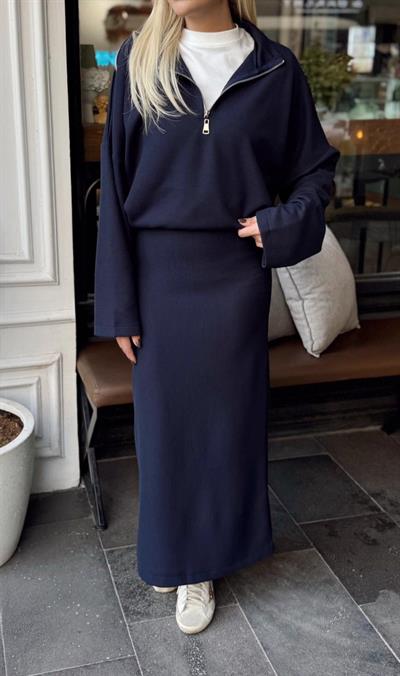 ÖNDEN FERMUARLI SWEAT ETEK TAKIM