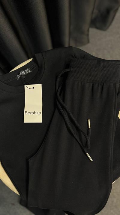 ORJ MARKA BERSH CROP TAKIM SİYAH