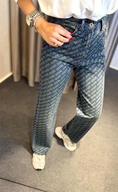 ORJ MARKA ETİKETLİ KARTLI MİU JEAN MAVİ