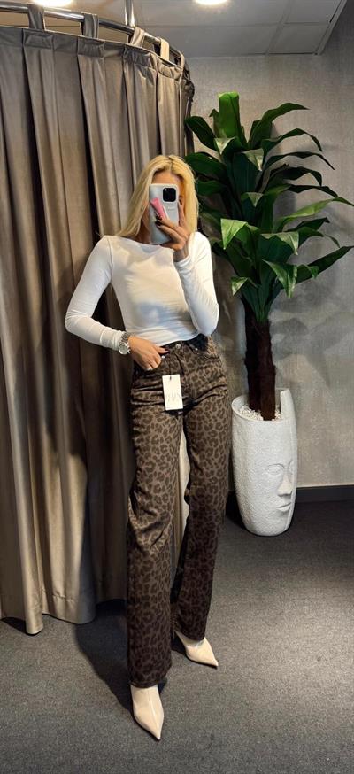 ORJ MARKA LEOPAR STRAİGHT JEAN HAKİ