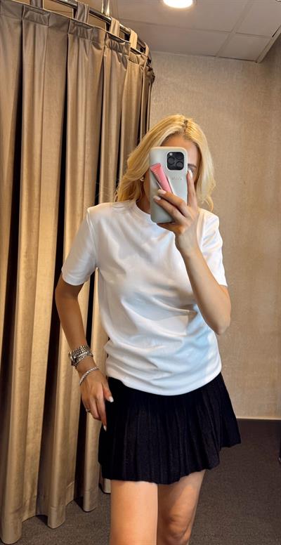 ORJ MARKA MASSİ BASİC KISA KOLLU TSHİRT  BEYAZ