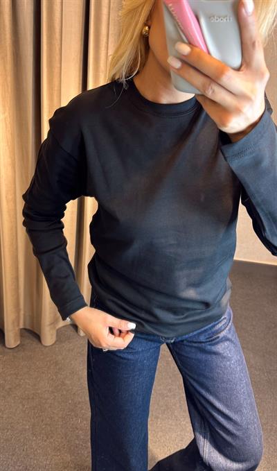 ORJ MARKA MASSİ BASİC UZUN KOLLU TSHİRT  SİYAH