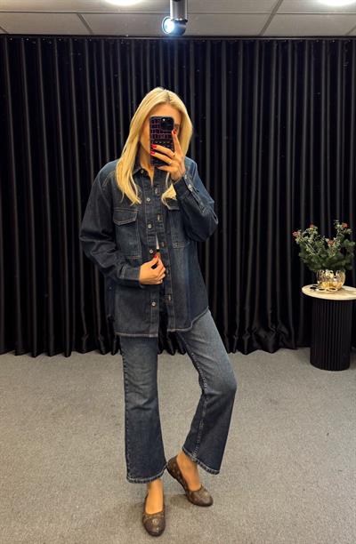 ORJ MARKA MASSİ DENİM GÖMLEK MAVİ