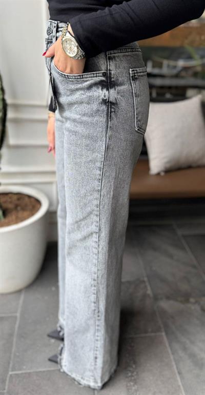 GRİ MASSİ PAÇA DETAY WİDELEG JEAN