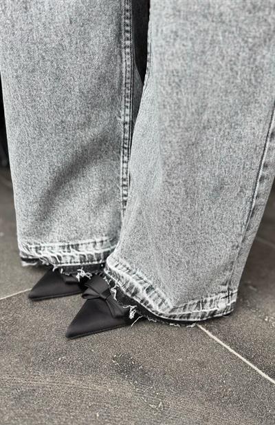 GRİ MASSİ PAÇA DETAY WİDELEG JEAN