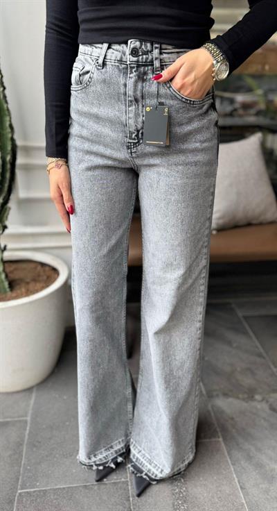 GRİ MASSİ PAÇA DETAY WİDELEG JEAN