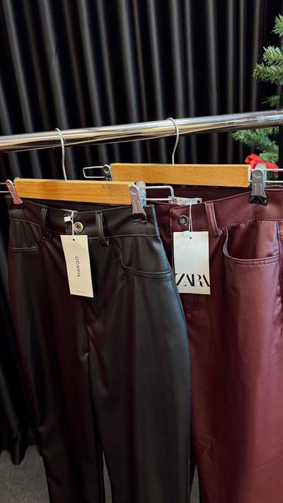 ORJ MARKA MNG BİLEK BOY DERİ PANOLON SİYAH