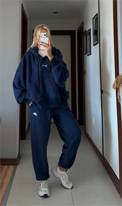 ORJ MARKA NK LACİVERT SWEAT ESOFMAN TAKIM