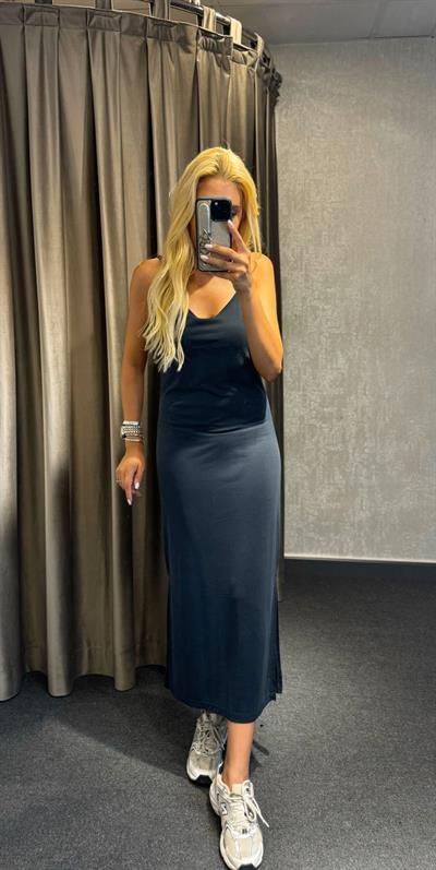 ORJ MARKA OYSH ASKILI ELBİSE ANTRASİT