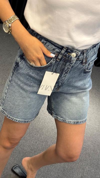 ORJ MARKA ZR DENİM ŞORT MAVİ