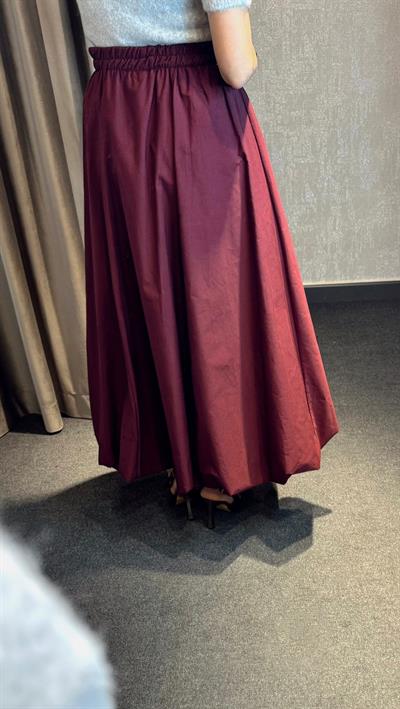 ORJ MARKA ZR PARAŞÜT KUMAŞ BALON ETEK BORDO