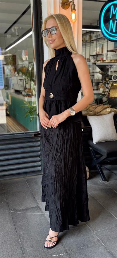 PARLA KIRIŞIK TAKIM SİYAH