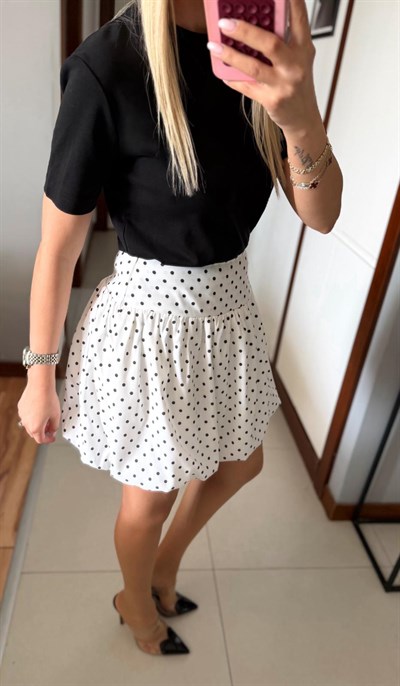 PUANTİYELİ BALON ŞORT ETEK